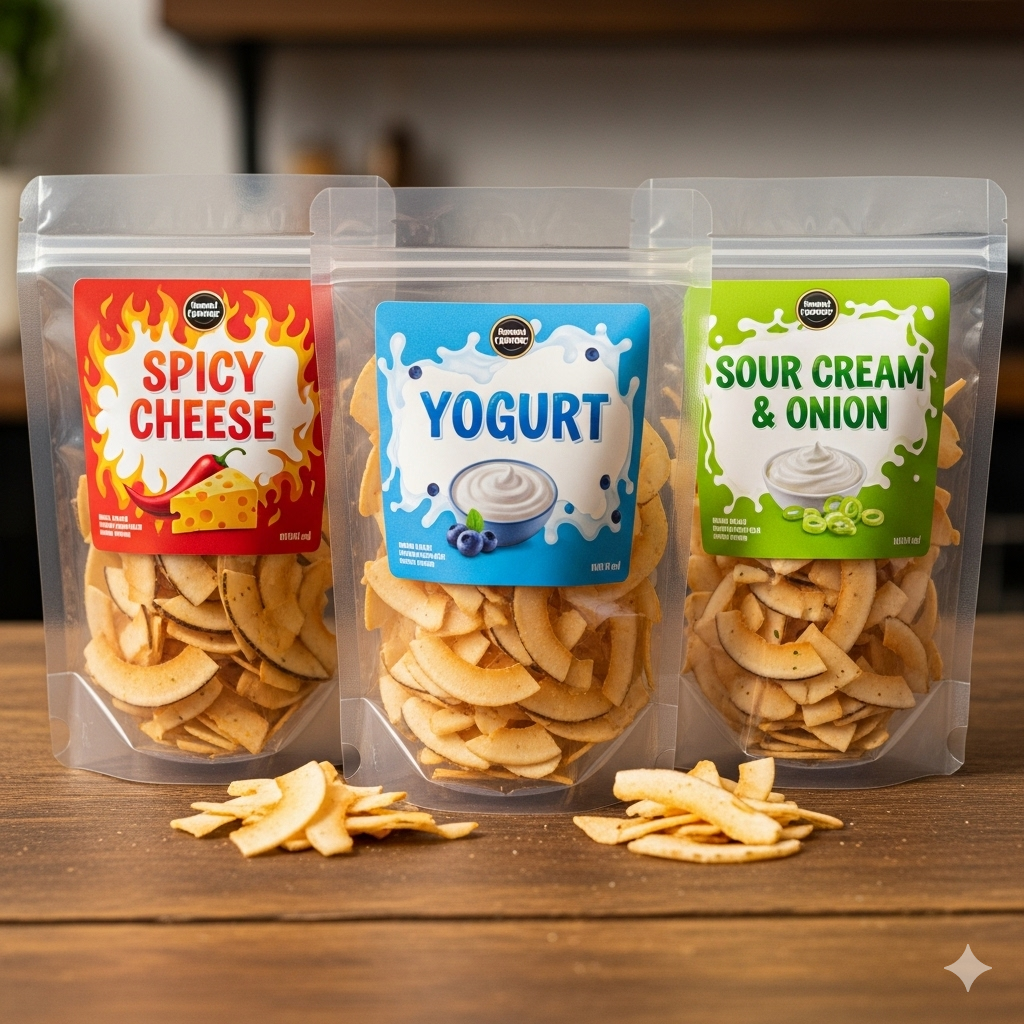 Baked Coconut Chips